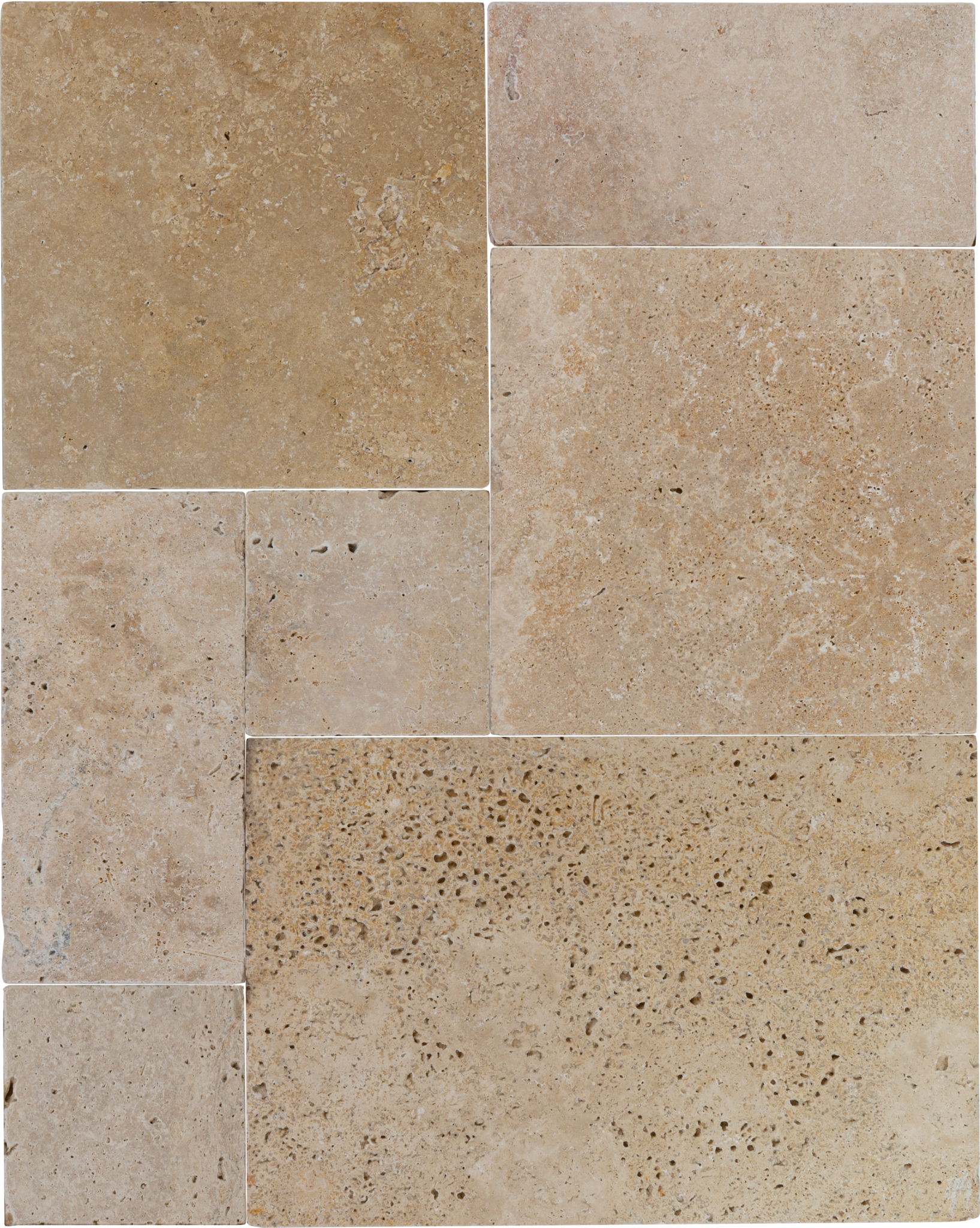 Keystone Tile Pattern Pavers Light Classic Tumbled Versailles Pattern - Keystone Tile