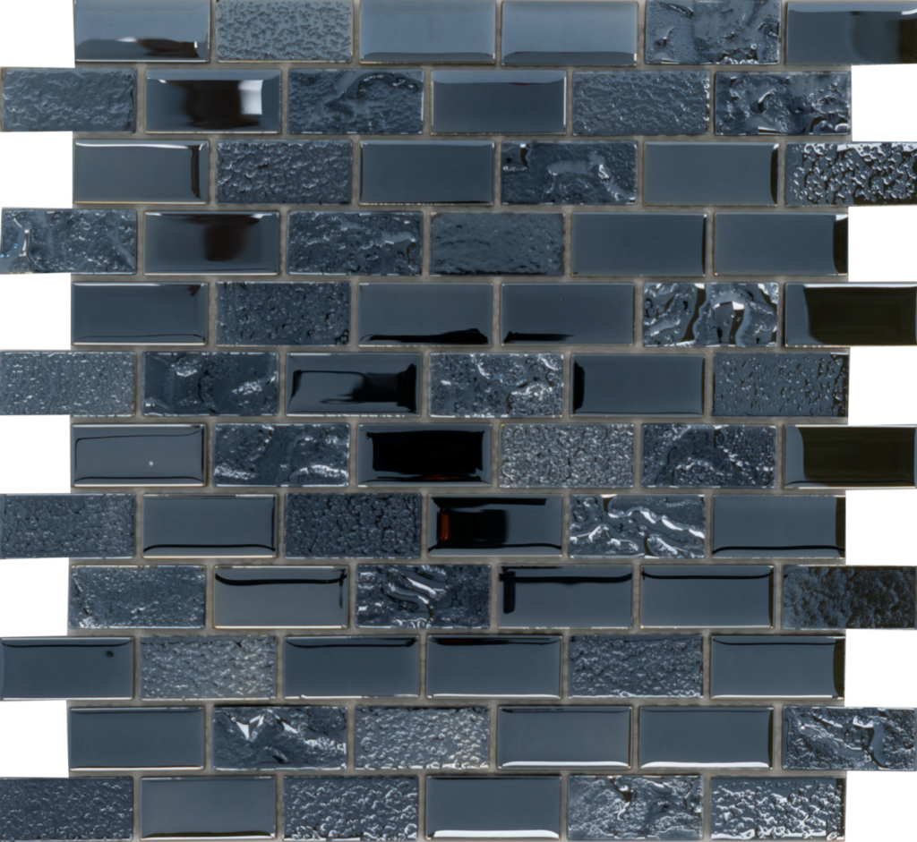 Keystone Tile Pattern 1×2 Fano Glass Mosaic - Keystone Tile