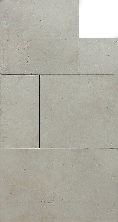 PAVERS Ivory Extra Tumbled Versailles Pattern