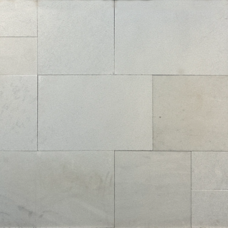 Pavers Husky White Sandblasted Versailles Pattern