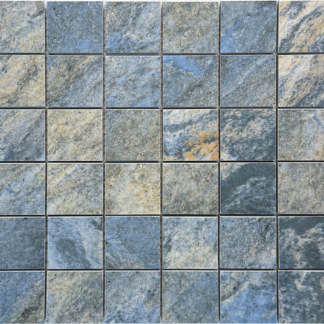 2x2 Icon Azul Matte Polished Porcelain Mosaic