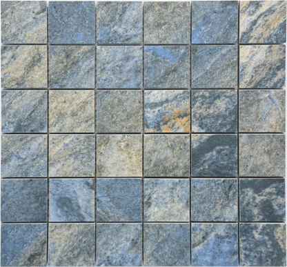 2x2 Icon Azul Matte Polished Porcelain Mosaic