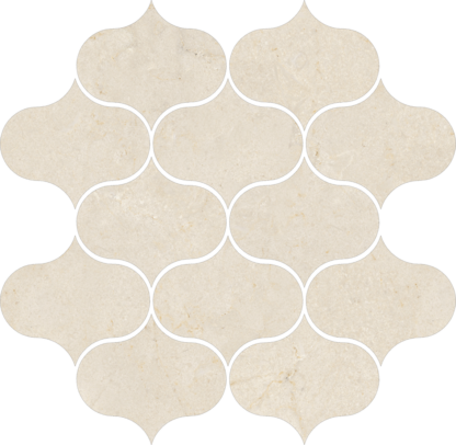 Ornos Imperium Marfil Polished Porcelain Mosaic
