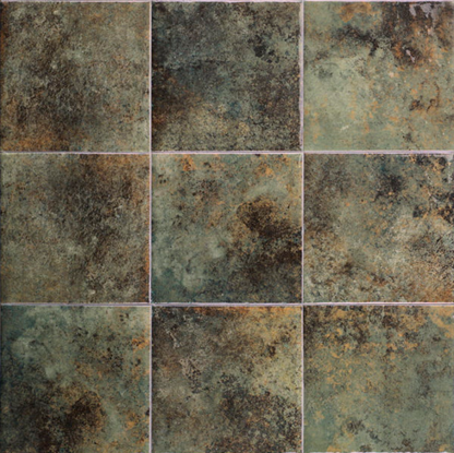 6X6 Oasis Green Porcelain Tile