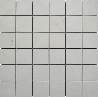 2x2 Imperium Marfil Polished Porcelain Mosaic