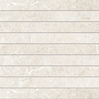12x48 Holystone Teak White Porcelain Mosaic