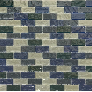 1x2 Treasure Island Glass Mosaic