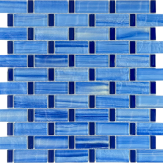 1X3 Mermaids Lagoon Glass Mosaic