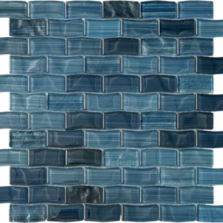 1x2 Wavy Nebulon Glass Mosaic