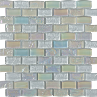 1x2 Wavy Ribolla Glas Mosaic