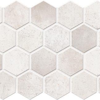 13x26 Hex Bristol Blanco Porcelain Tile