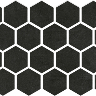 13x26 Hex Nero Matte Porcelain Tile