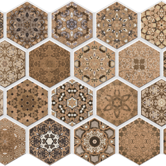 13x26 Hex Granada Cotto Porcelain Tile