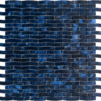 1-2x2 Ripple Messina Glass Mosaic