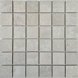 2x2 Parker Silver Matt Porcelain Mosaics