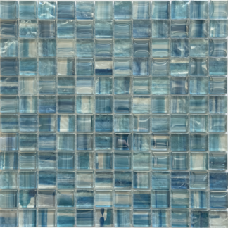 1x1 Fermo Glossy Glass Mosaic