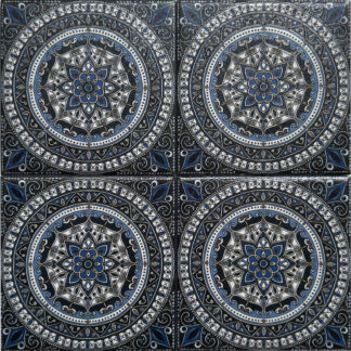 6x6 Calypso Bombay Midnight 4 Porcelain Tile
