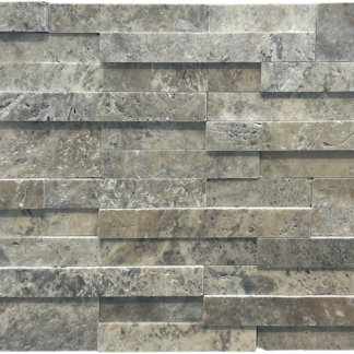 6x24 Nordic Silver 3D Honed Ledger Stone