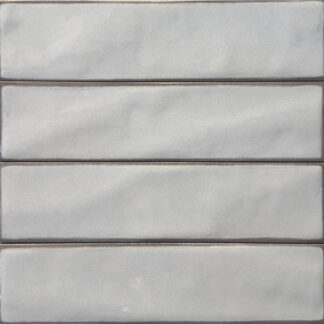 3x12 Brick Bianco Glossy Porcelain Tile