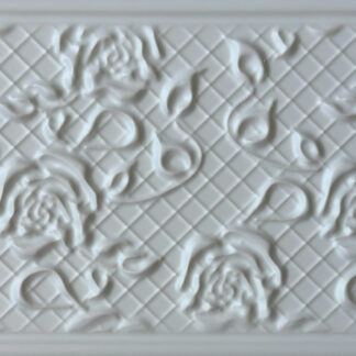 6x12 Greata 01 Bianco Polished Rettangolo Ceramic Tile