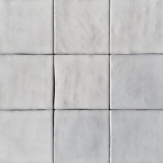 4x4 Zelij Blanco Ceramic Tile