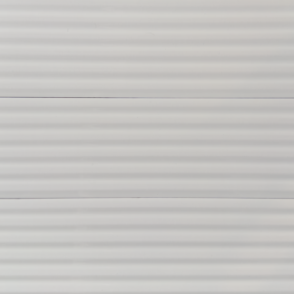 4.5x18 Waves Crest White Polished Ceramic Tile