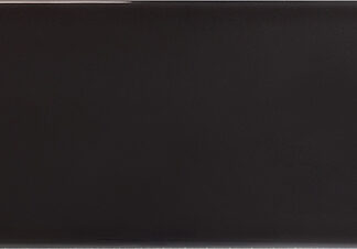 4.5x18 Waves Plain Antic Black Polished Ceramic Tile
