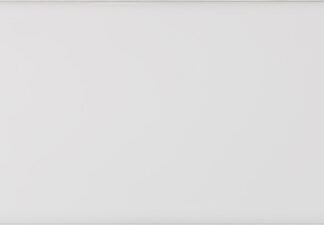 4.5x18 Waves Plain White Polished Ceramic Tile